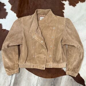 Tan Suede Women's Jacket